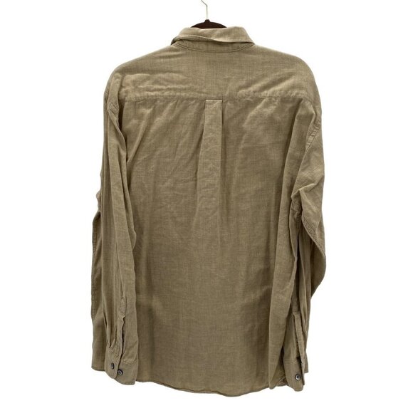 Viyella Long Sleeve Button Down Tan Shirt Men’s Size XL - Picture 2 of 5